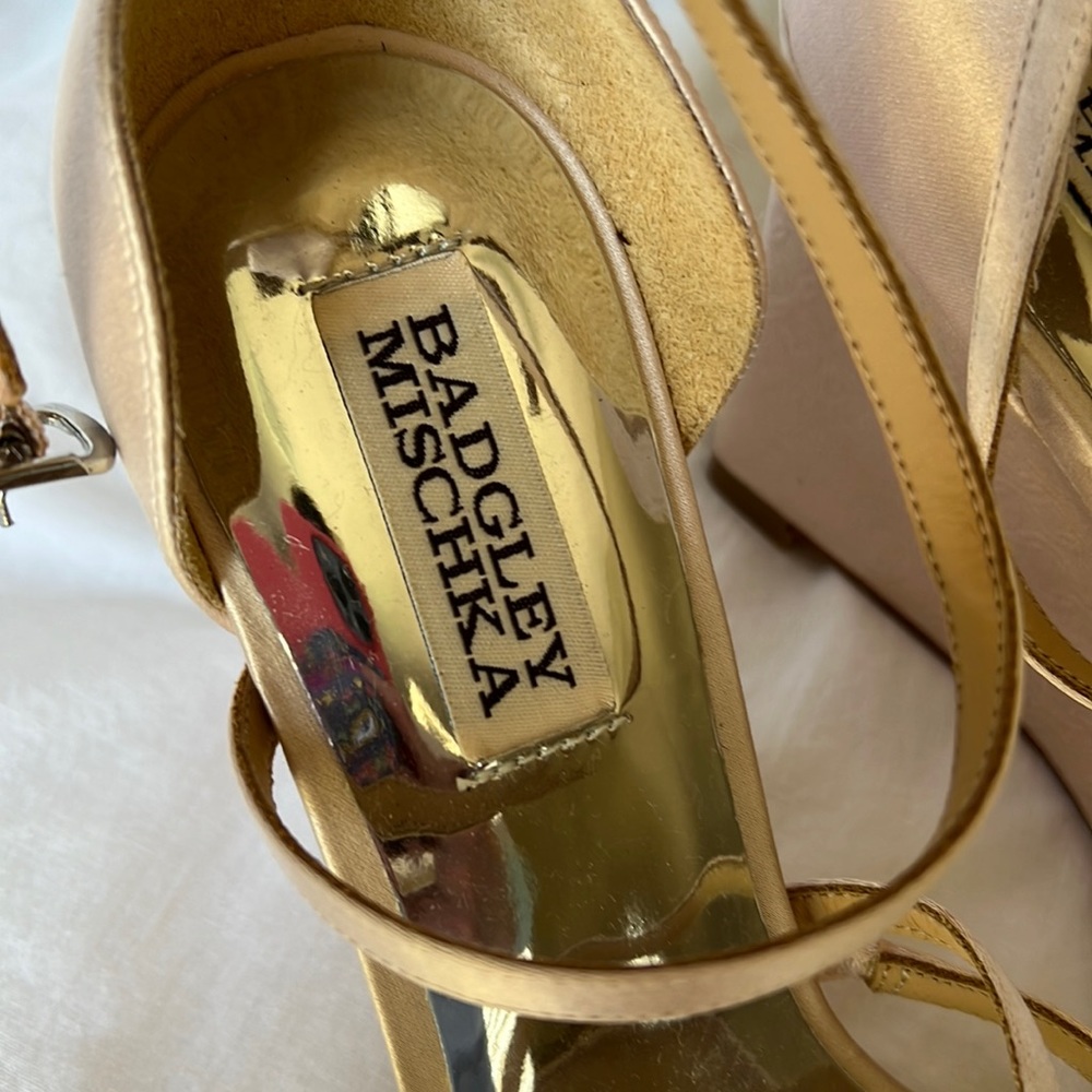 BADGLEY MISCHKA strapped wedge sandals